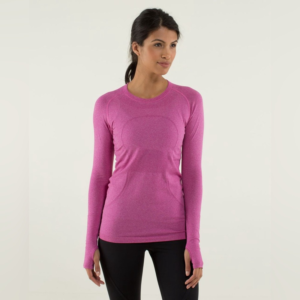 Lululemon Run: Swiftly Tech Long Sleeve Activewear Workout Gym Outdoor Fitness
